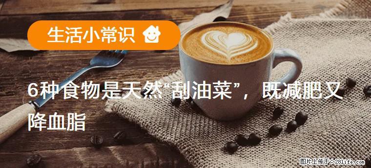 【生活小常识】6种食物是天然“刮油菜”，既减肥又降血脂 - 安庆生活资讯 - 安庆28生活网 anqing.28life.com